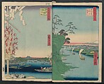 Hatsune Riding Ground, from the series One Hundred Famous Views of Edo  (Meisho Edo hyakkei) 名所江戸百景), Utagawa Hiroshige 歌川広重 (Japanese, Tokyo (Edo) 1797–1858 Tokyo (Edo)), Polychrome woodblock printed book; ink and color on paper, Japan