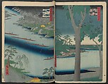 Hatsune Riding Ground, from the series One Hundred Famous Views of Edo  (Meisho Edo hyakkei) 名所江戸百景), Utagawa Hiroshige 歌川広重 (Japanese, Tokyo (Edo) 1797–1858 Tokyo (Edo)), Polychrome woodblock printed book; ink and color on paper, Japan