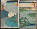 Hatsune Riding Ground, from the series One Hundred Famous Views of Edo  (Meisho Edo hyakkei) 名所江戸百景), Utagawa Hiroshige 歌川広重 (Japanese, Tokyo (Edo) 1797–1858 Tokyo (Edo)), Polychrome woodblock printed book; ink and color on paper, Japan