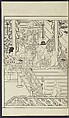 Story of Michizane Sugawara, known as Tenjin (Tenjin engi) 天神縁起, Reizen Saburo Tametaka 冷泉(岡田)為恭 (died 1864), Ink and color on paper, Japan