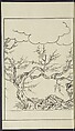 Story of Michizane Sugawara, known as Tenjin (Tenjin engi) 天神縁起, Reizen Saburo Tametaka 冷泉(岡田)為恭 (died 1864), Ink and color on paper, Japan