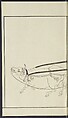 Story of Michizane Sugawara, known as Tenjin (Tenjin engi) 天神縁起, Reizen Saburo Tametaka 冷泉(岡田)為恭 (died 1864), Ink and color on paper, Japan