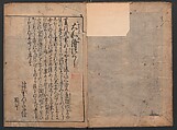 Illustrations of Japanese Painting Themes (Yamato-e zukushi) 大和絵づくし, Hishikawa Moronobu 菱川師宣 (Japanese, 1618–1694), Woodblock printed book; ink on paper, Japan