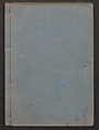 One Hundred Comic Poems of the Flower, One of the Three Friends, Tsuki, the Moon, Yuki, the Snow, and Hana, the Flower (Sansai hana hyakushu) 三才花百首, Totoya Hokkei 魚屋北渓 (Japanese, 1780–1850), Three volumes; ink and color on paper, Japan