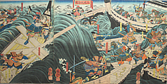 Utagawa Kuniyoshi | The Great Battle Of Yashima | Japan | Edo Period ...