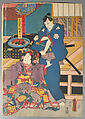 Bundle of Prints (Untitled), Woodblock print; ink and color on paper, Japan