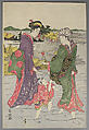 Bundle of Prints (Untitled), Woodblock print; ink and color on paper, Japan