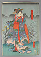 Bundle of Prints (Untitled), Woodblock print; ink and color on paper, Japan