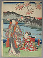 Bundle of Prints (Untitled), Woodblock print; ink and color on paper, Japan
