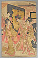 Bundle of Prints (Untitled), Woodblock print; ink and color on paper, Japan