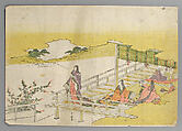 Bundle of Prints (Untitled), Woodblock print; ink and color on paper, Japan