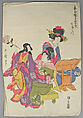 Bundle of Prints (Untitled), Woodblock print; ink and color on paper, Japan