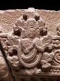 Lintel Depicting the Lingodbhavamurti Myth and a King's Consecration, Sandstone, Central Cambodia