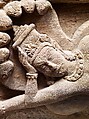 Lintel Depicting Vishnu Anantasayin and the Birth of Brahma, Sandstone, Western Cambodia