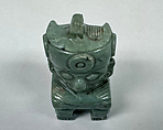 Figure of Idol, Jadeite, sage-green, Mixtec (Oaxaca, Mexico)