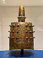 Ritual bell with archaistic design, note guxi, Gilt copper alloy, China