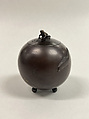 Incense Burner, Bronze inlaid with gold, Japan