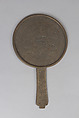 Mirror with handle, Brass, China