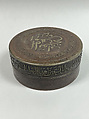 Covered box, Bronze, China