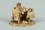 Netsuke: Group of Figures, Ivory, Japan
