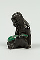 Kappa with a cucumber, Wood, Japan