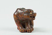 Netsuke of Tiger, Wood, Japan