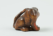 Netsuke of Tiger, Wood, Japan