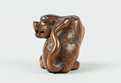 Netsuke of Tiger, Wood, Japan