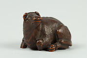 Netsuke of Ox, Wood, Japan