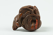 Netsuke of Three Mice, Wood, Japan