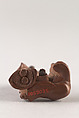Netsuke of Two Cats, Wood, Japan
