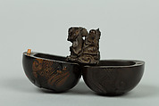 Netsuke Containing Dragon and Figures, Wood, Japan
