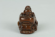 Netsuke of Two Figures, Wood, Japan
