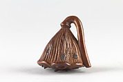 Netsuke of Lotus, Wood, Japan