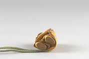 Netsuke of a Chinese sage, Ivory, Japan