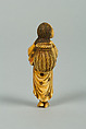Netsuke of a Girl Carrying a Basket on her Back, Ivory, Japan