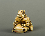 Netsuke of Demon, Ivory, Japan