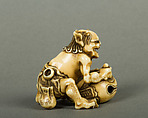 Netsuke of Demon, Ivory, Japan