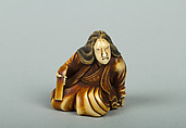 Netsuke of a Woman, Ivory, Japan