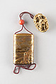 Netsuke of Boat with the Seven Gods of Good Fortune, Masahiro, Carved ivory, Japan