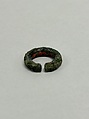 Earring, Gilt copper, Japan
