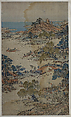 Fishermen, women, and children in a landscape, Silk tapestry (kesi) with hand painted pigment, China