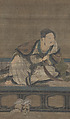 Portrait of Vimalakirti, Unidentified artist, Hanging scroll; ink and color on silk, China