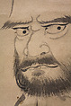 Bodhidharma (Daruma), Attributed to Kano Sanraku 狩野山楽 (Japanese, 1559–1635), Hanging scroll; ink on paper, Japan