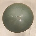 Bowl, Stoneware with mold-relief decoration under celadon glaze, Korea