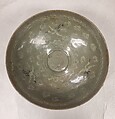 Bowl, Stoneware with inlaid decoration under celadon glaze, Korea