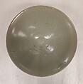 Bowl, Stoneware with mold-relief decoration under celadon glaze, Korea