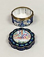 Covered Box, Estate of Flora E. Whiting, by exchange, Enamel, China