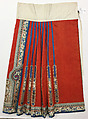 Ensemble, Silk
(c) silk, cotton, metal, China