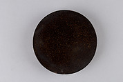 Box with cover, Maki-e lacquer on black ground with red and gold, Japan